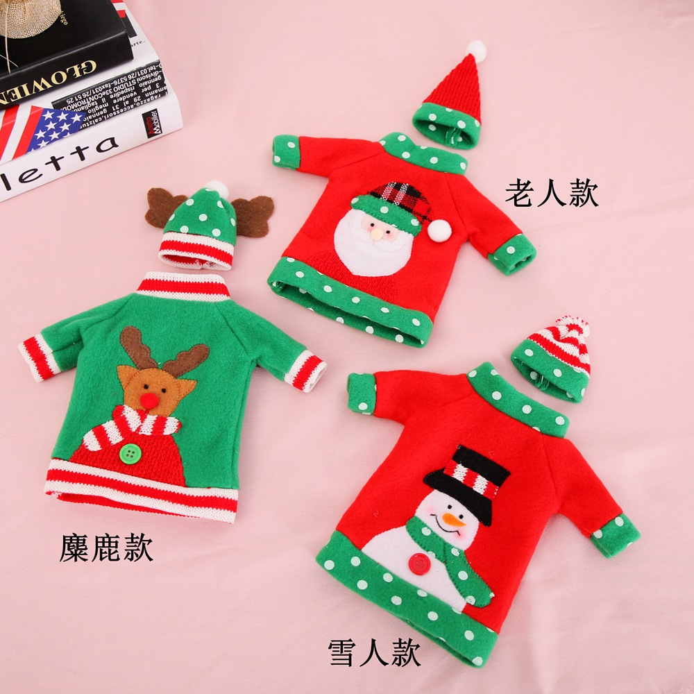Embroidery Xmas Ornaments - 2025 Baru Dekorasi Meja Natal Manusia
