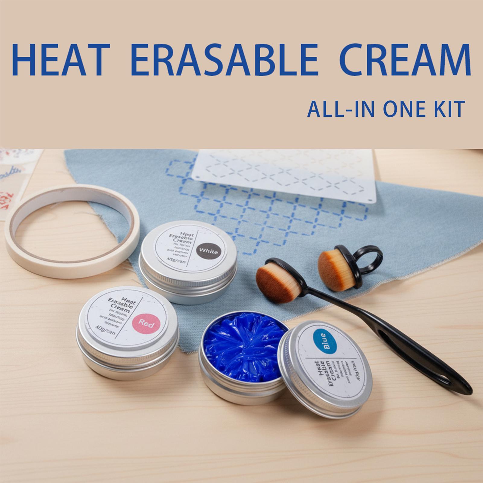 Embroidery Diy - 40g/kaleng Krim Penghapus Panas untuk Kain,