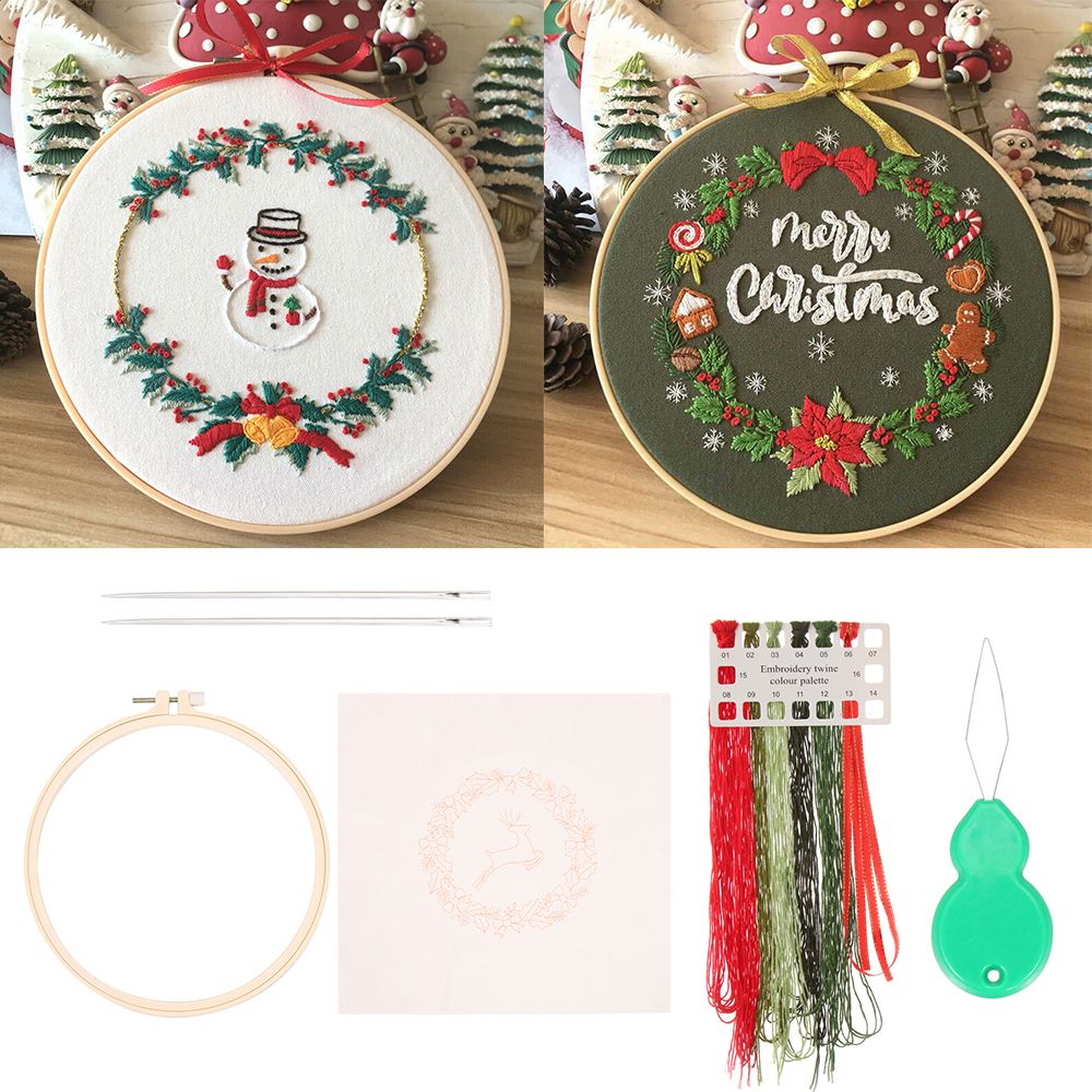 Embroidery Xmas Ornaments - Aksesori Alat jahit, aksesoris seni jahit