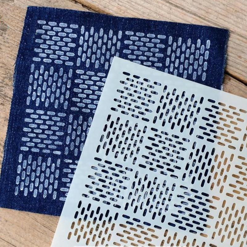 Embroidery Diy - 9/32 Buah Templat Bordir Sashiko DIY