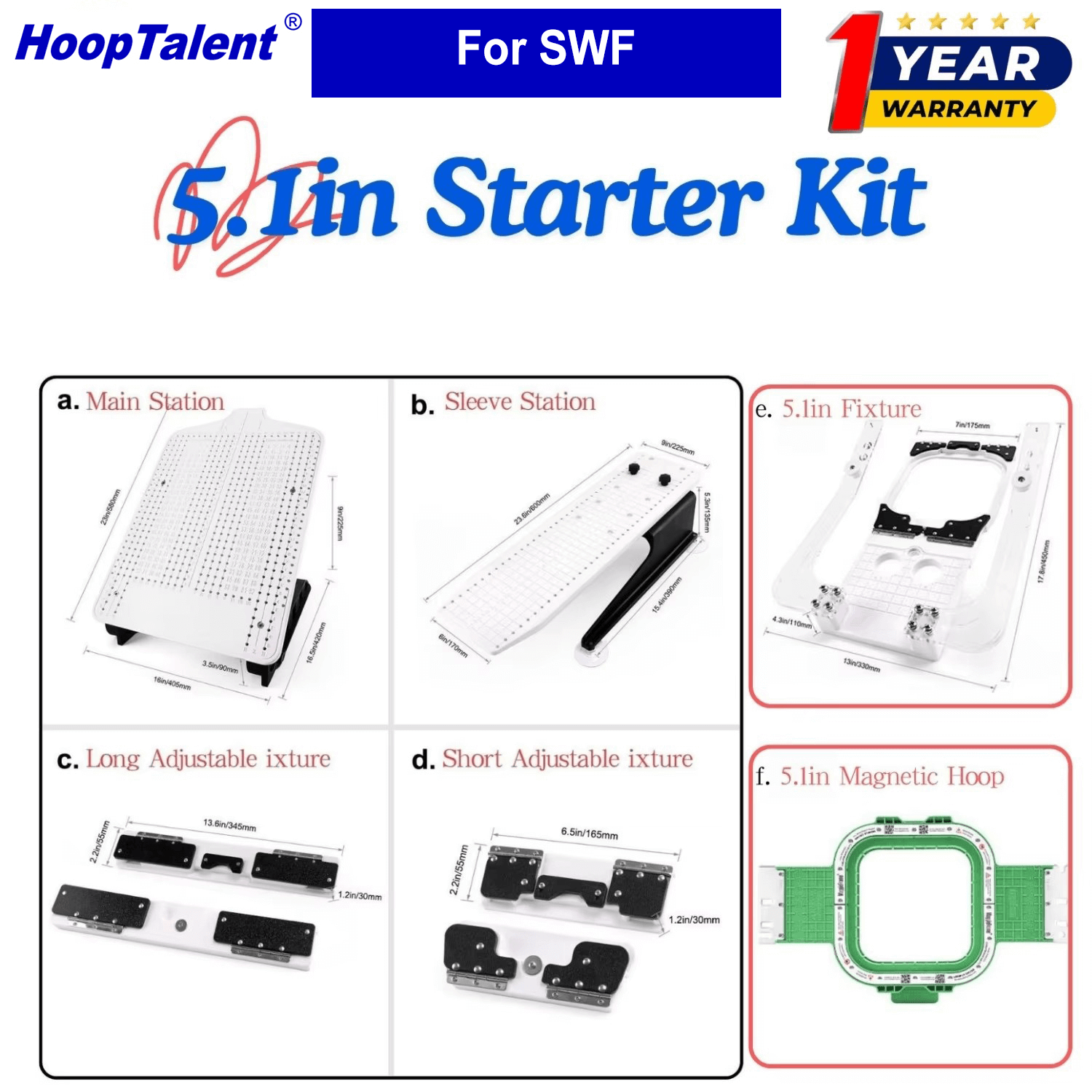 Embroidery Uk - HoopTalent Hooping Station Start Kit untuk