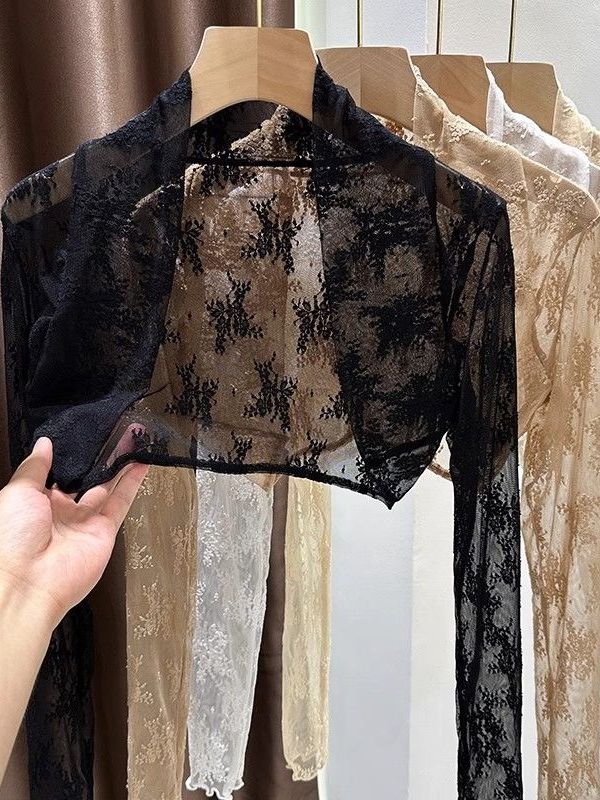 Embroidery Cardigan - 2025 Cardigan Pelindung Sinar Matahari Bordir