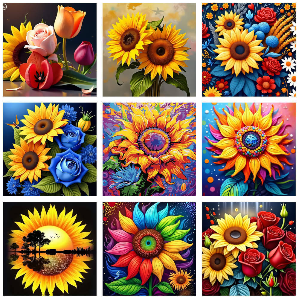 Lukisan Berlian HUACAN Full Dr - Embroidery Rose Stitch ulasan dan harga