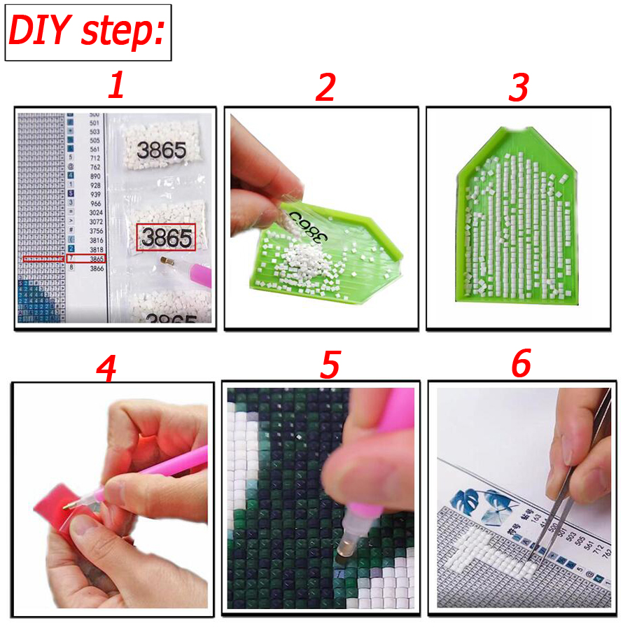 Virgin Mary memegang mawar put - Embroidery Rose Stitch ulasan dan harga