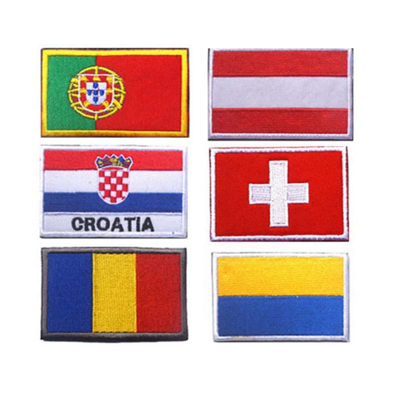 Patch bordir Italia EU Yunani  - Embroidery Uk ulasan dan harga