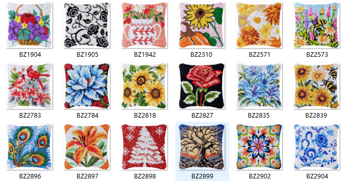 Kit kait kait lebah karpet kan - Printed Embroidery Kit ulasan dan harga