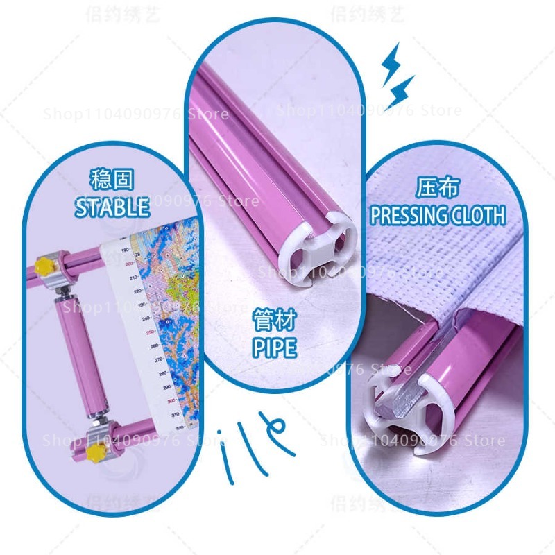 Batang Penjepit Kain Segitiga  - Embroidery Xpress ulasan dan harga