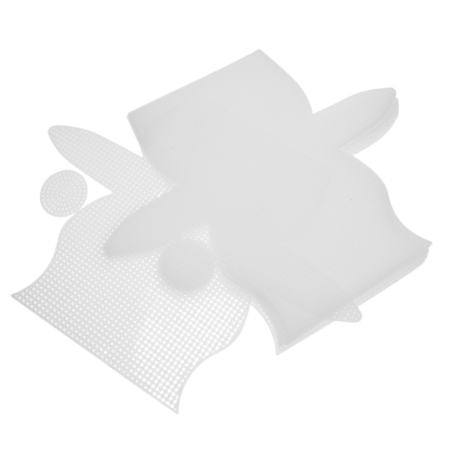 10Pcs Lembaran Kanvas Plastik  - Embroidery Canvas ulasan dan harga