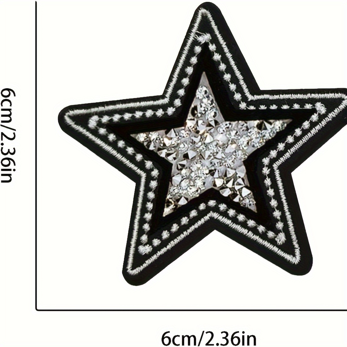5 buah hitam dan putih Twinkle - Embroidery Jacket Jeans ulasan dan harga