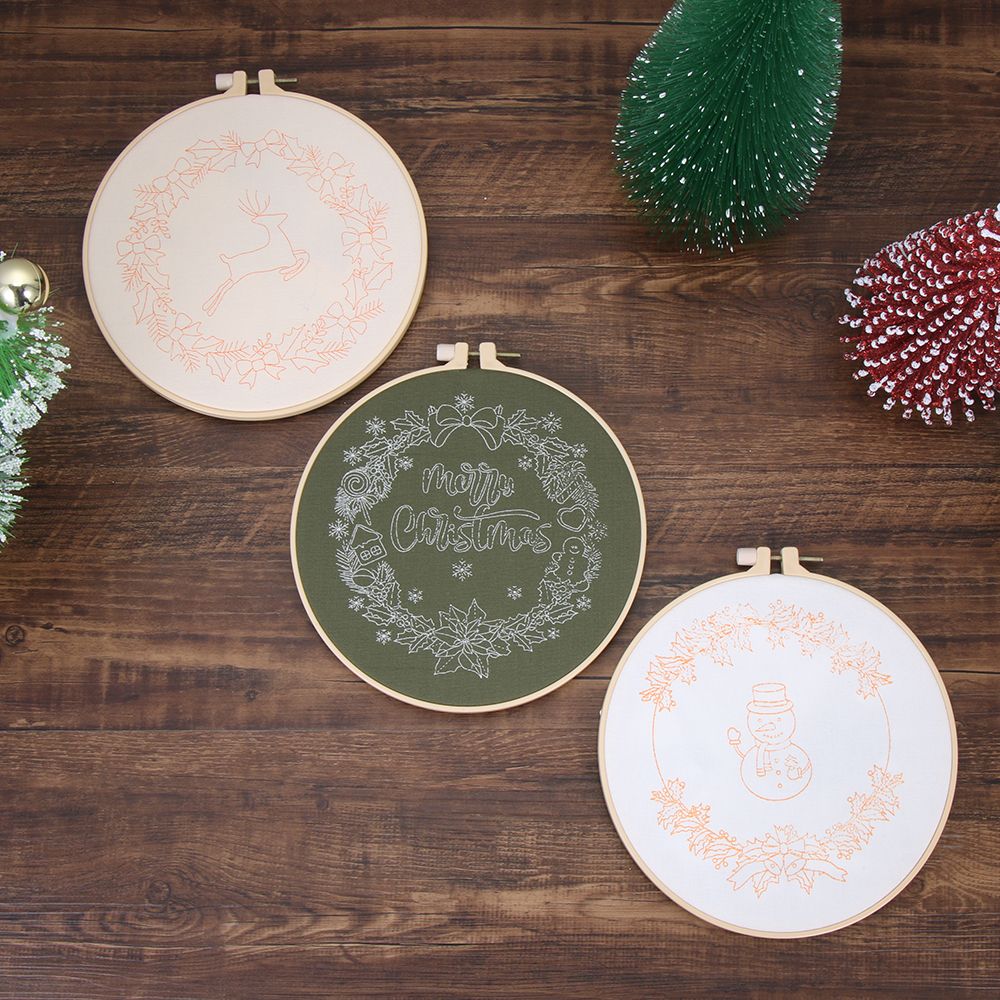 Aksesori Alat jahit, aksesoris - Embroidery Xmas Ornaments ulasan dan harga