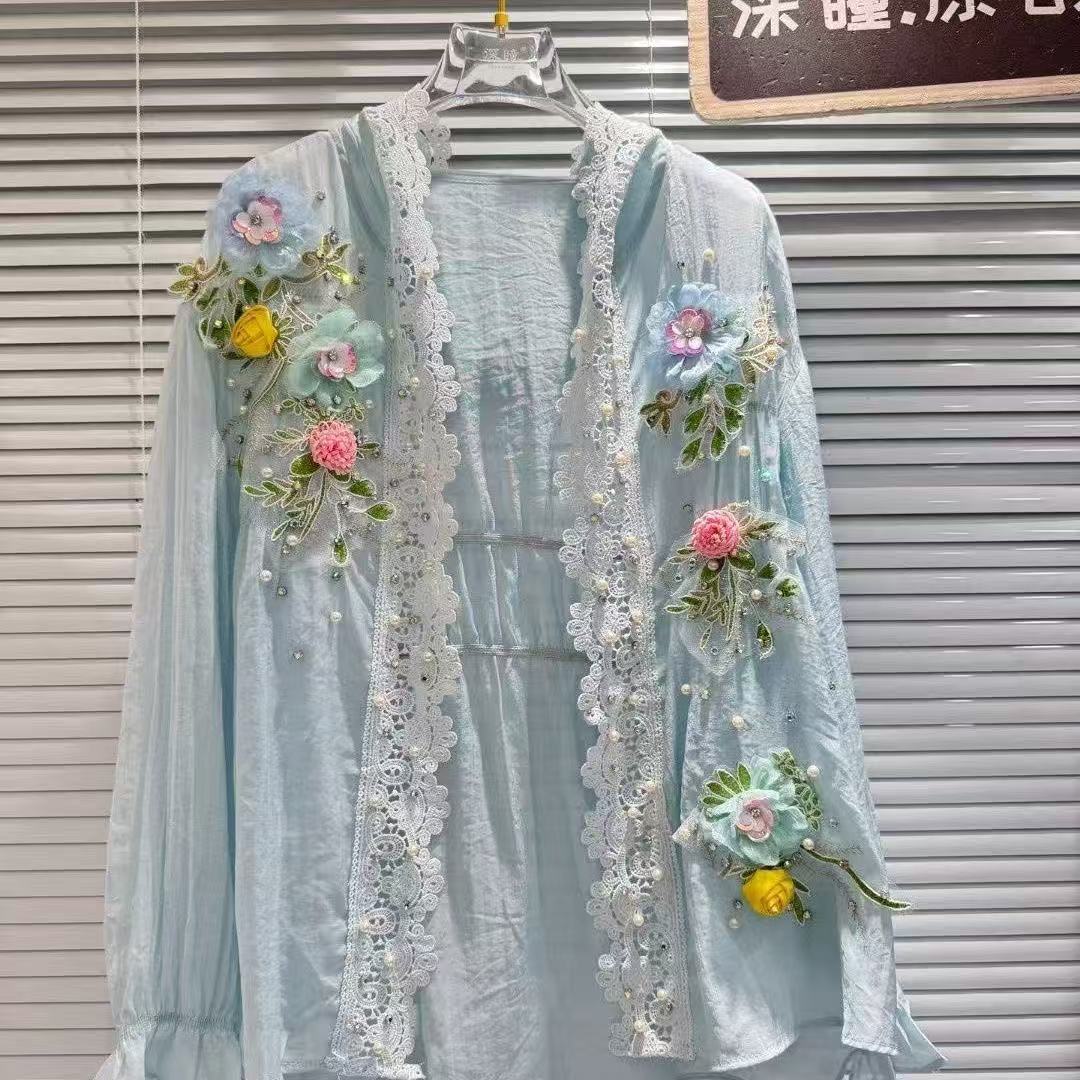 Kemeja Tabir Surya Berkerudung - Embroidery Cardigan ulasan dan harga
