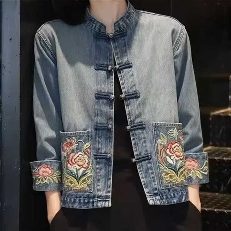 Jaket Koboi Bordir Cantik Musi - Embroidery Jacket Jeans ulasan dan harga