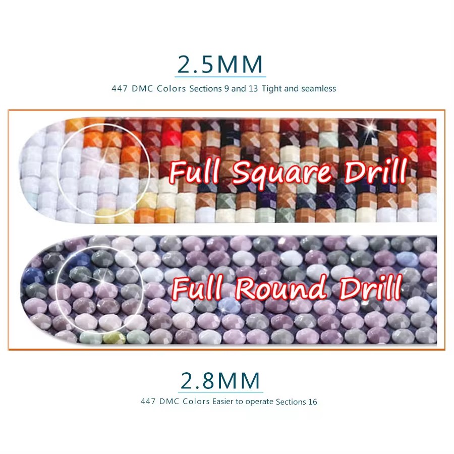 Lukisan Berlian DIY Abstrak Ma - Embroidery Rose Stitch ulasan dan harga
