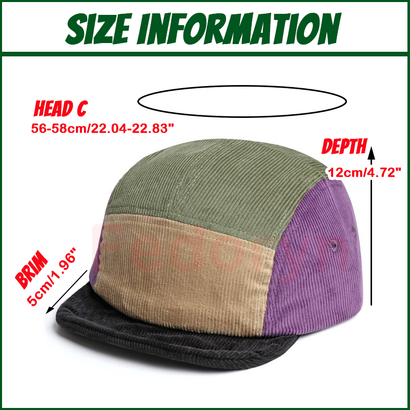 Fedoryn Topi Pinggiran Pendek  - Embroidery Diy ulasan dan harga