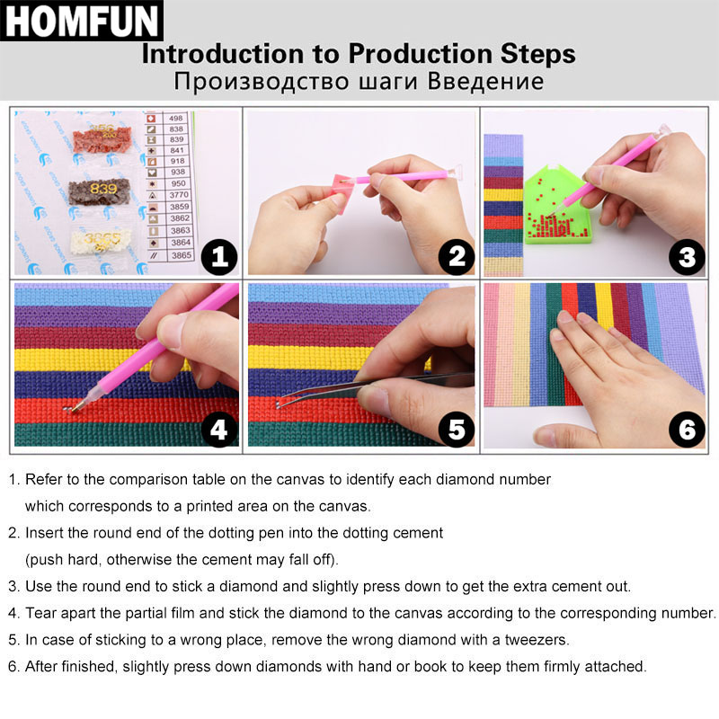 HOMFUN Kit Jahit Bordir Berlia - Embroidery Rose Stitch ulasan dan harga