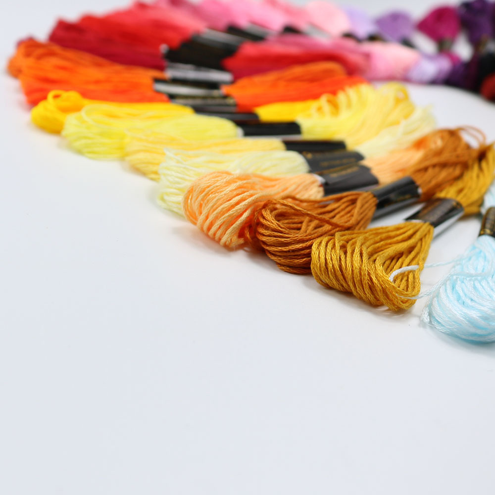 Benang jahit silang 50 warna t - Embroidery Diy ulasan dan harga