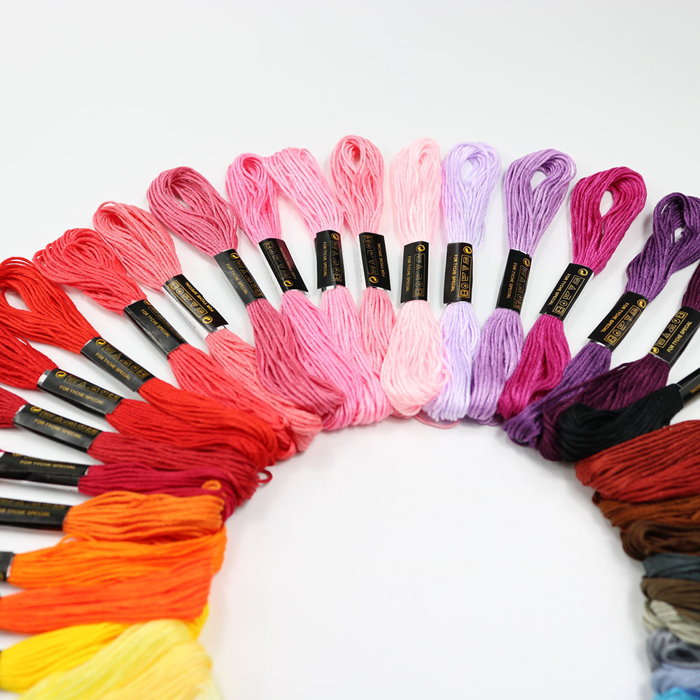 Benang jahit silang 50 warna t - Embroidery Diy ulasan dan harga