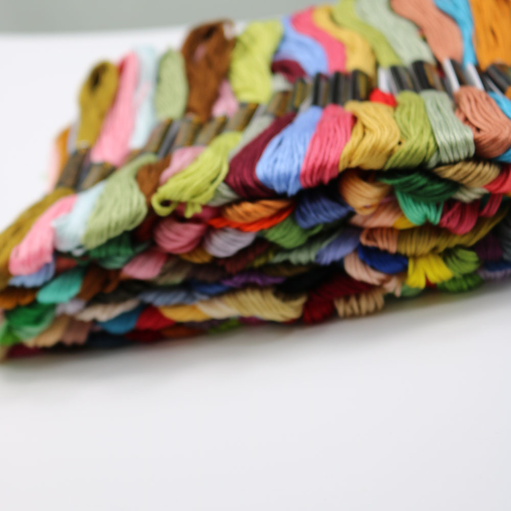 Benang jahit silang 50 warna t - Embroidery Diy ulasan dan harga
