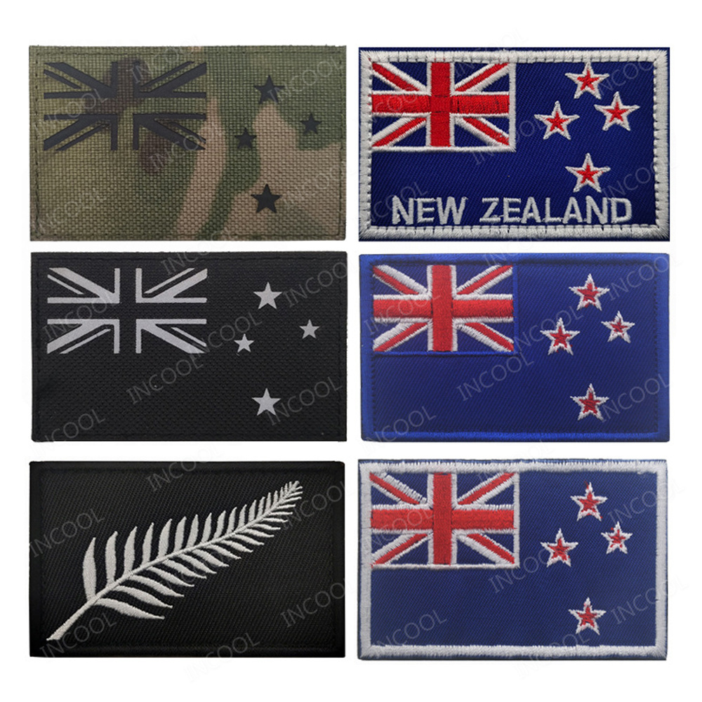 Patch bendera bordir Selandia  - Embroidery Uk ulasan dan harga