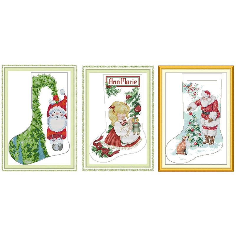 Joy Sunday Christmas Stocking  - Dmc Floss Set ulasan dan harga