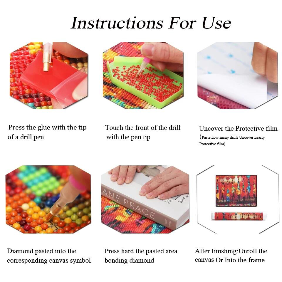 Lukisan Berlian Wanita dan Bur - Embroidery Rose Stitch ulasan dan harga