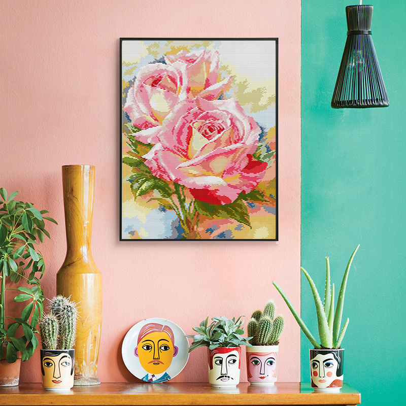 Joy minggu Kit setik silang DI - Embroidery Rose Stitch ulasan dan harga