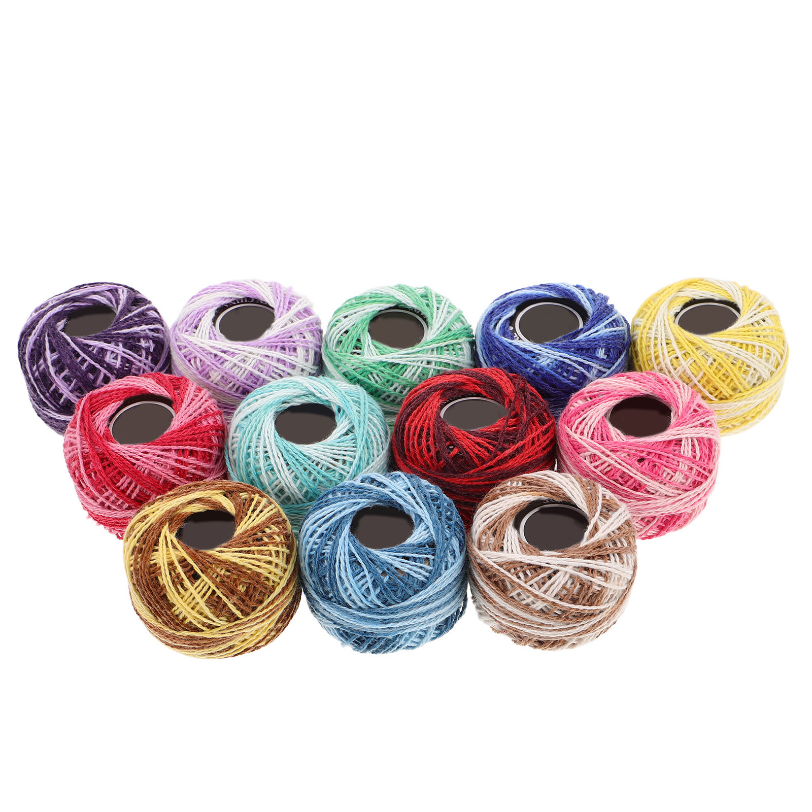 12Pcs Set Benang Bordir Katun  - Embroidery Diy ulasan dan harga