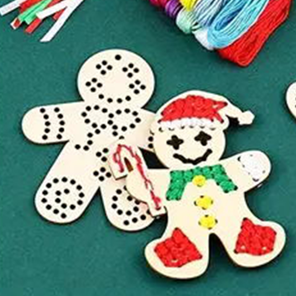 Liontin Gantung Jahit Silang L - Embroidery Xmas Ornaments ulasan dan harga