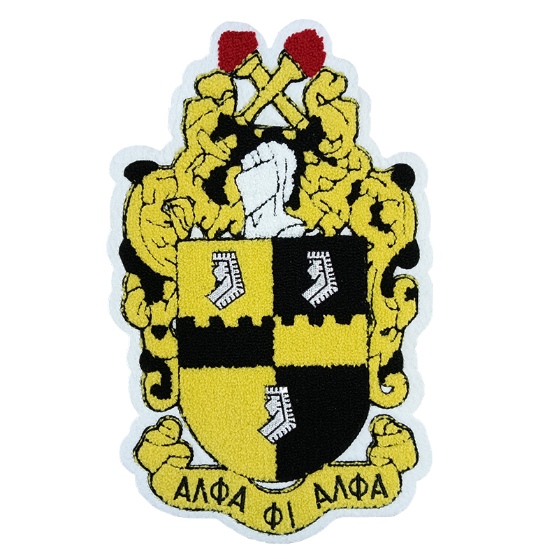 Patch Chenille Huruf Yunani Ku - Embroidery Uk ulasan dan harga