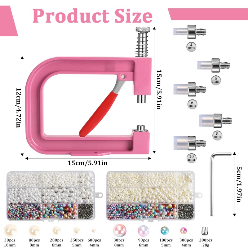 Set Alat Penyetel Mutiara Teka - Embroidery Xpress ulasan dan harga