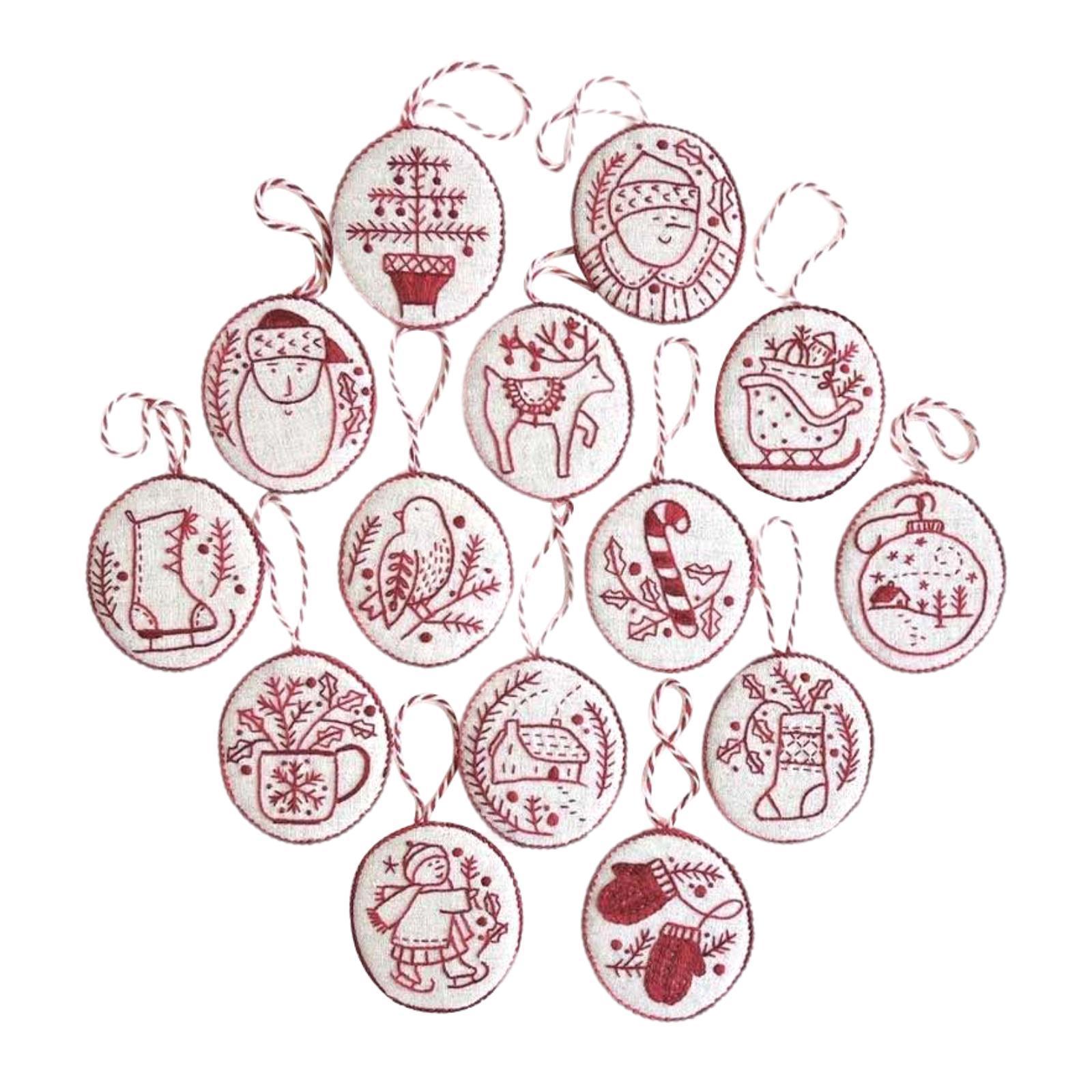 Kit Ornamen Natal Bordir Tanga - Embroidery Xmas Ornaments ulasan dan harga