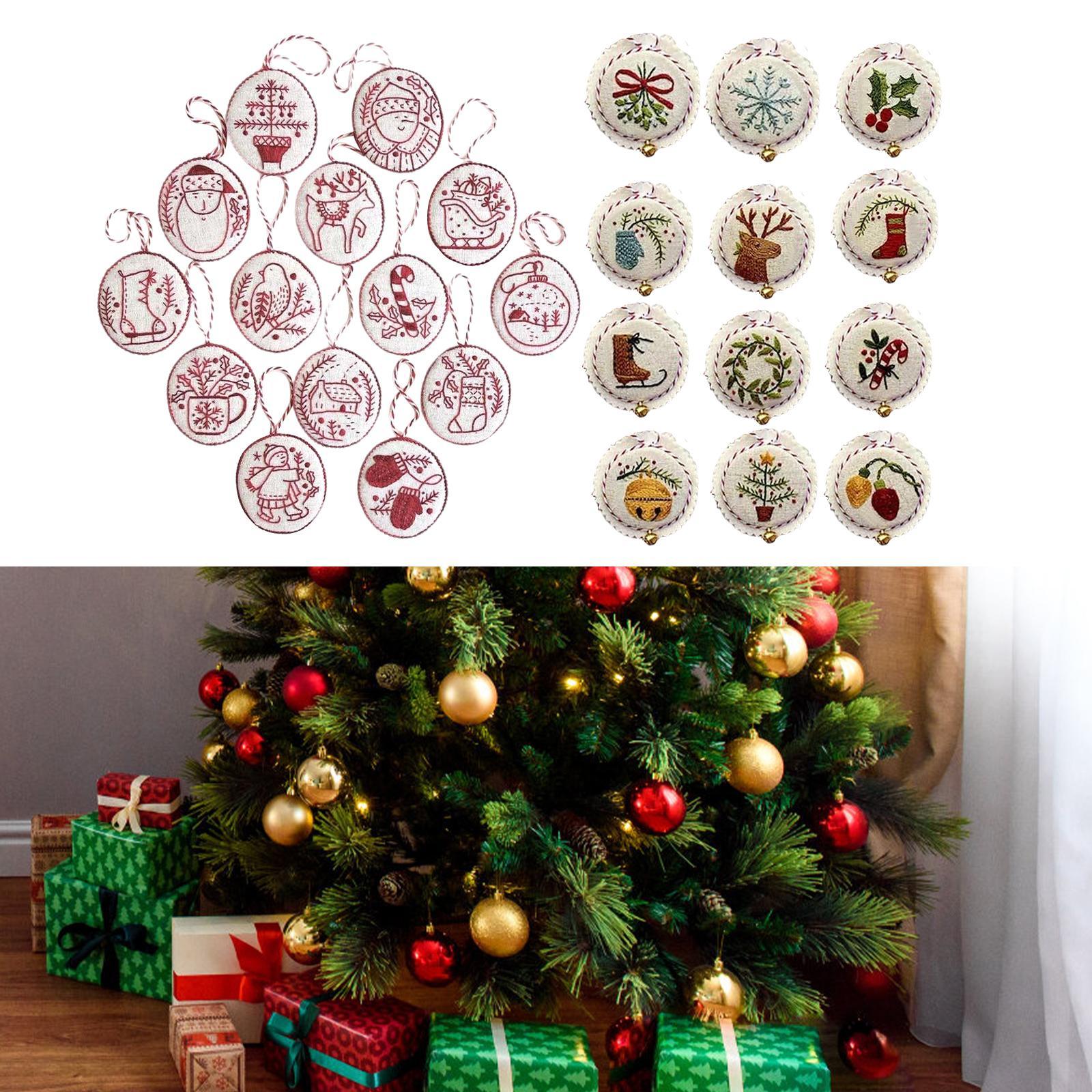 Kit Ornamen Natal Bordir Tanga - Embroidery Xmas Ornaments ulasan dan harga