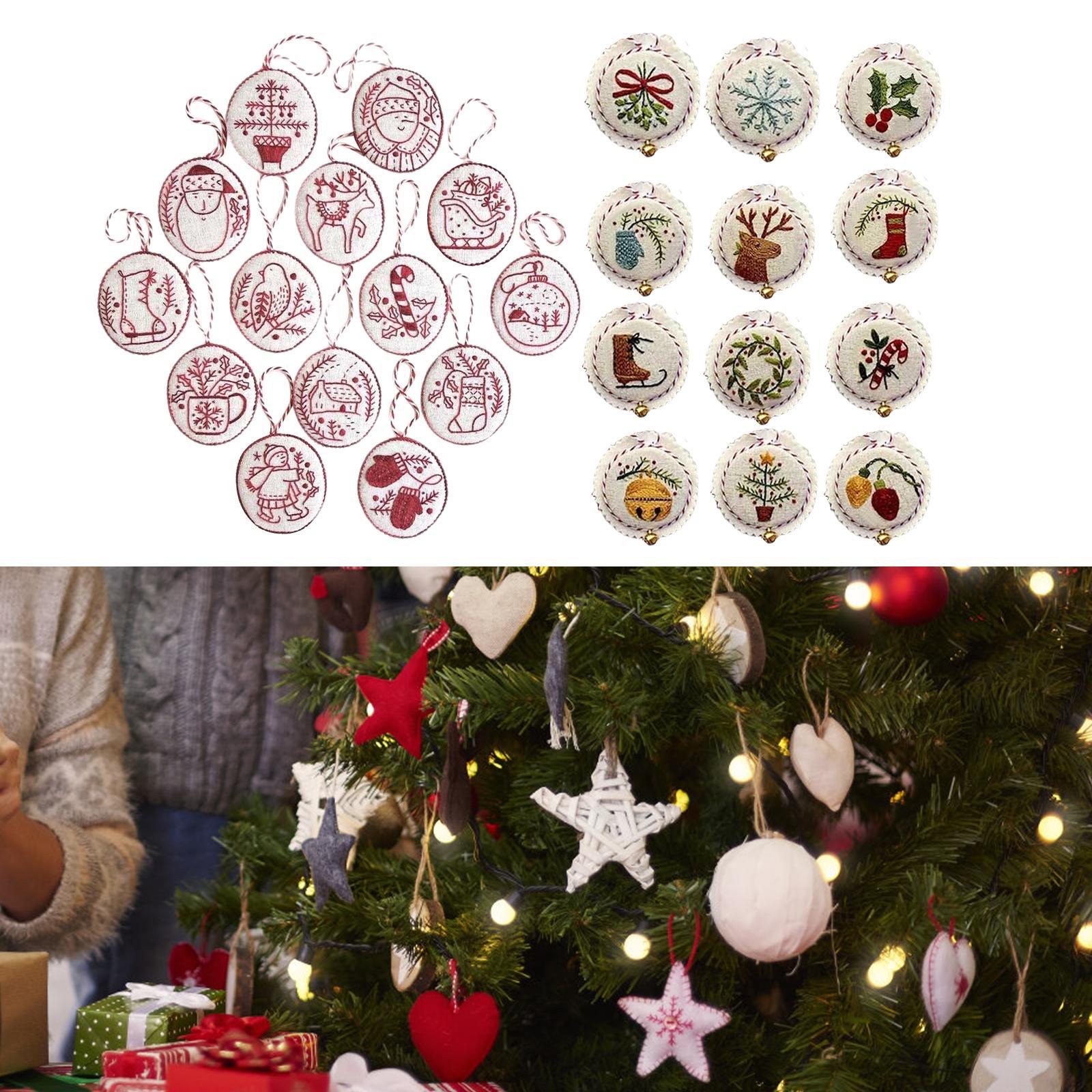 Kit Ornamen Natal Bordir Tanga - Embroidery Xmas Ornaments ulasan dan harga