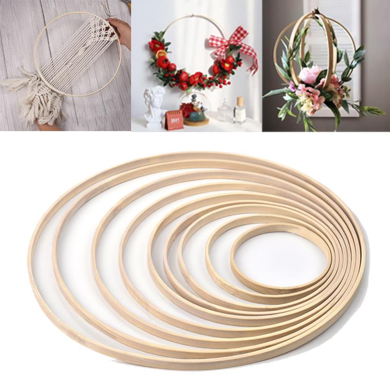 1/5 Buah 8-33Cm DIY Kayu Penan - Embroidery Motif ulasan dan harga