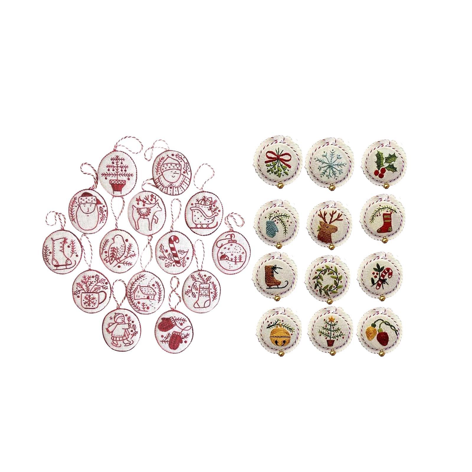 Kit Ornamen Natal Bordir Tanga - Embroidery Xmas Ornaments ulasan dan harga