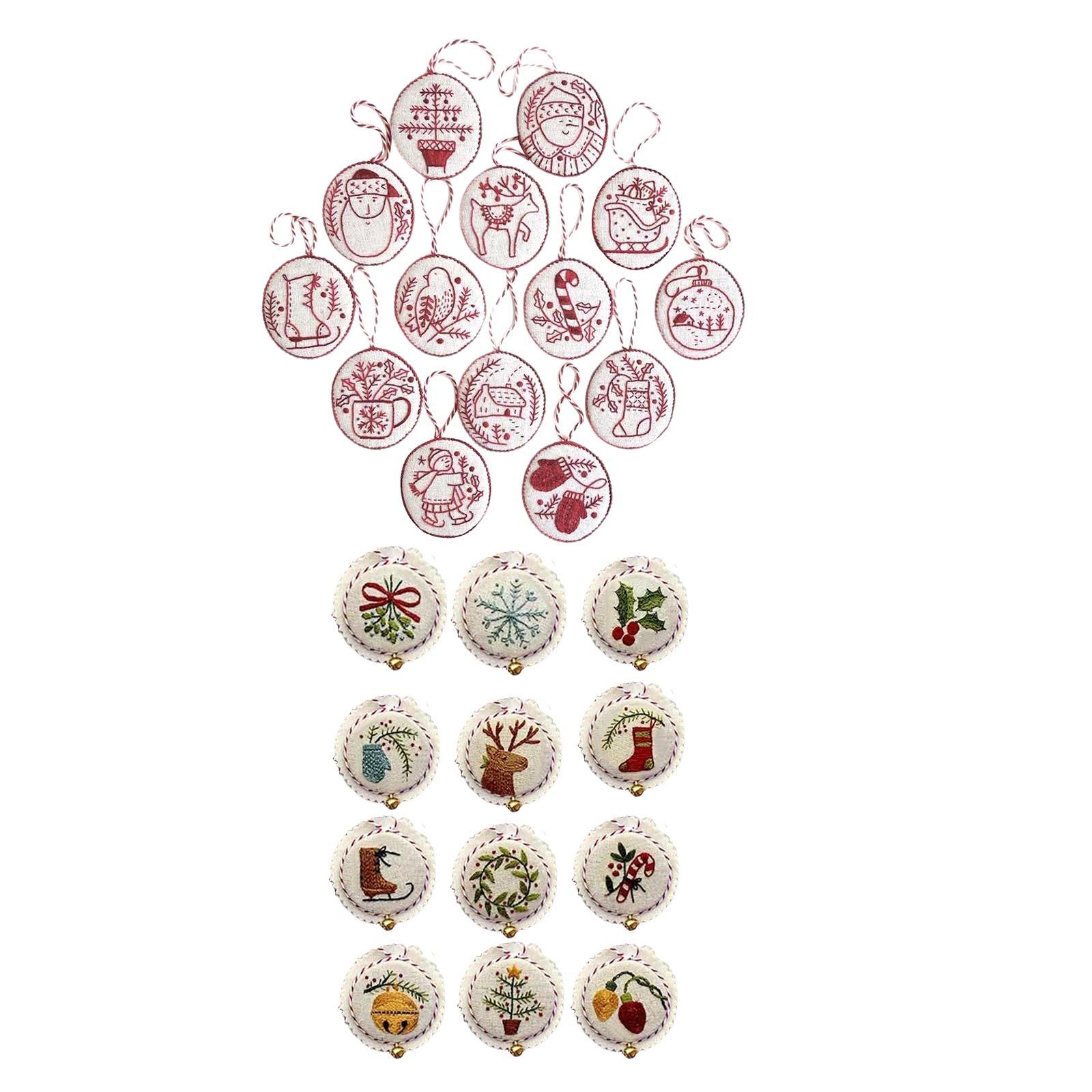 Kit Ornamen Natal Bordir Tanga - Embroidery Xmas Ornaments ulasan dan harga