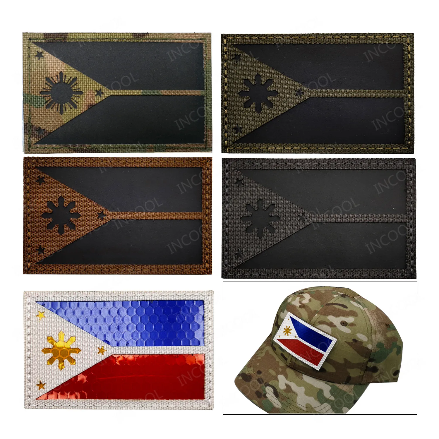 Bendera Filipina Patch bordir  - Embroidery Uk ulasan dan harga
